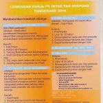 Loker PT. Inter Pan